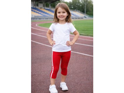 Dívčí legíny 3/4 WENDEE červené