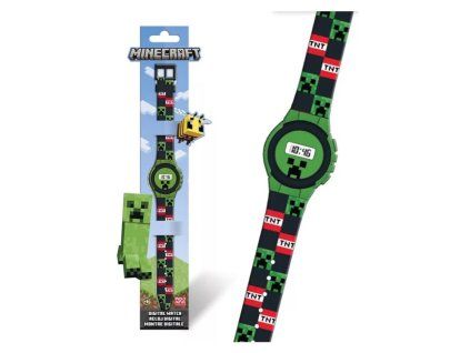 Chlapecké hodinky MINECRAFT Creeper digitální