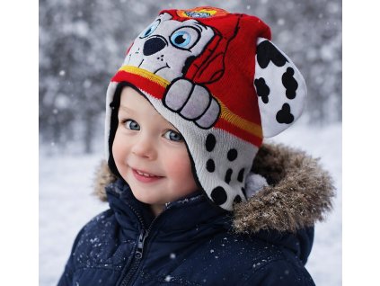 Chlapecká čepice TLAPKOVÁ PATROLA MARSHALL zimní s 3D ušima