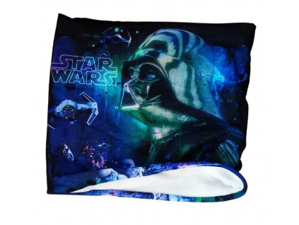 Dětský nákrčník STAR WARS podšití polar fleece bílé