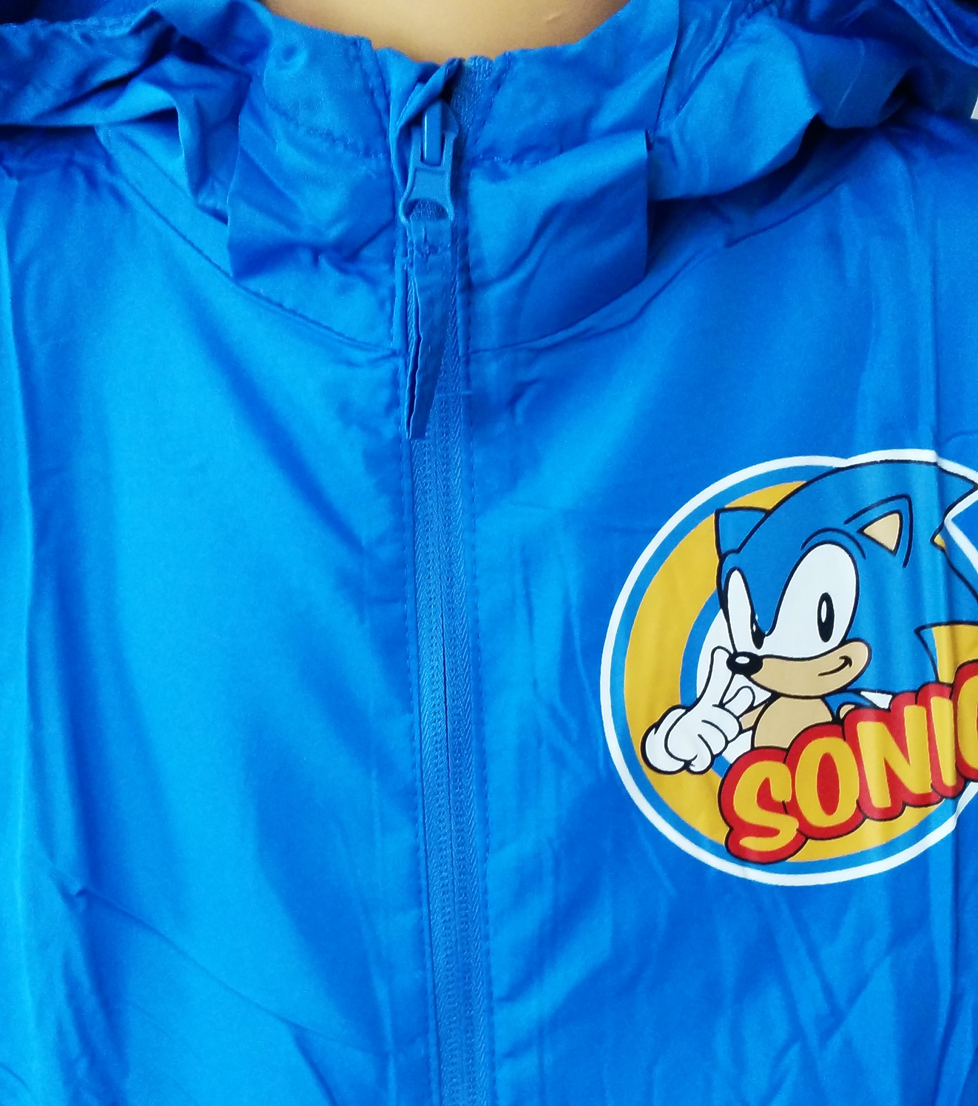 EPLUSM Bunda SONIC šusťáková s fleece podšítím modrá, vel. 104
