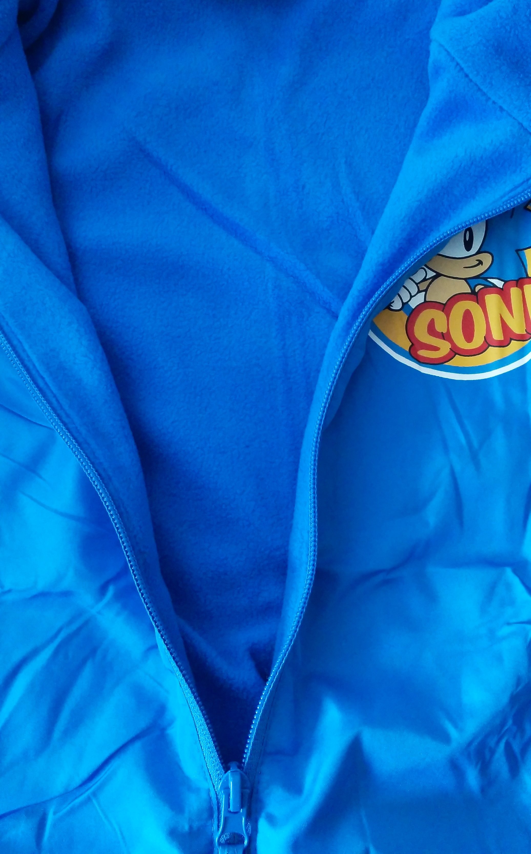 EPLUSM Bunda SONIC šusťáková s fleece podšítím modrá, vel. 104