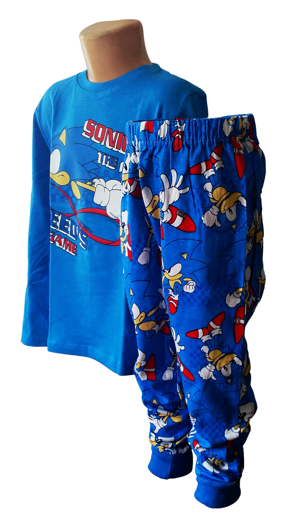 EPLUSM Chlapecké pyžamo SONIC modré, vel. 104