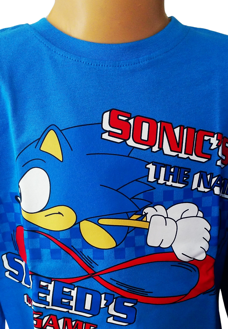 EPLUSM Chlapecké pyžamo SONIC modré, vel. 104