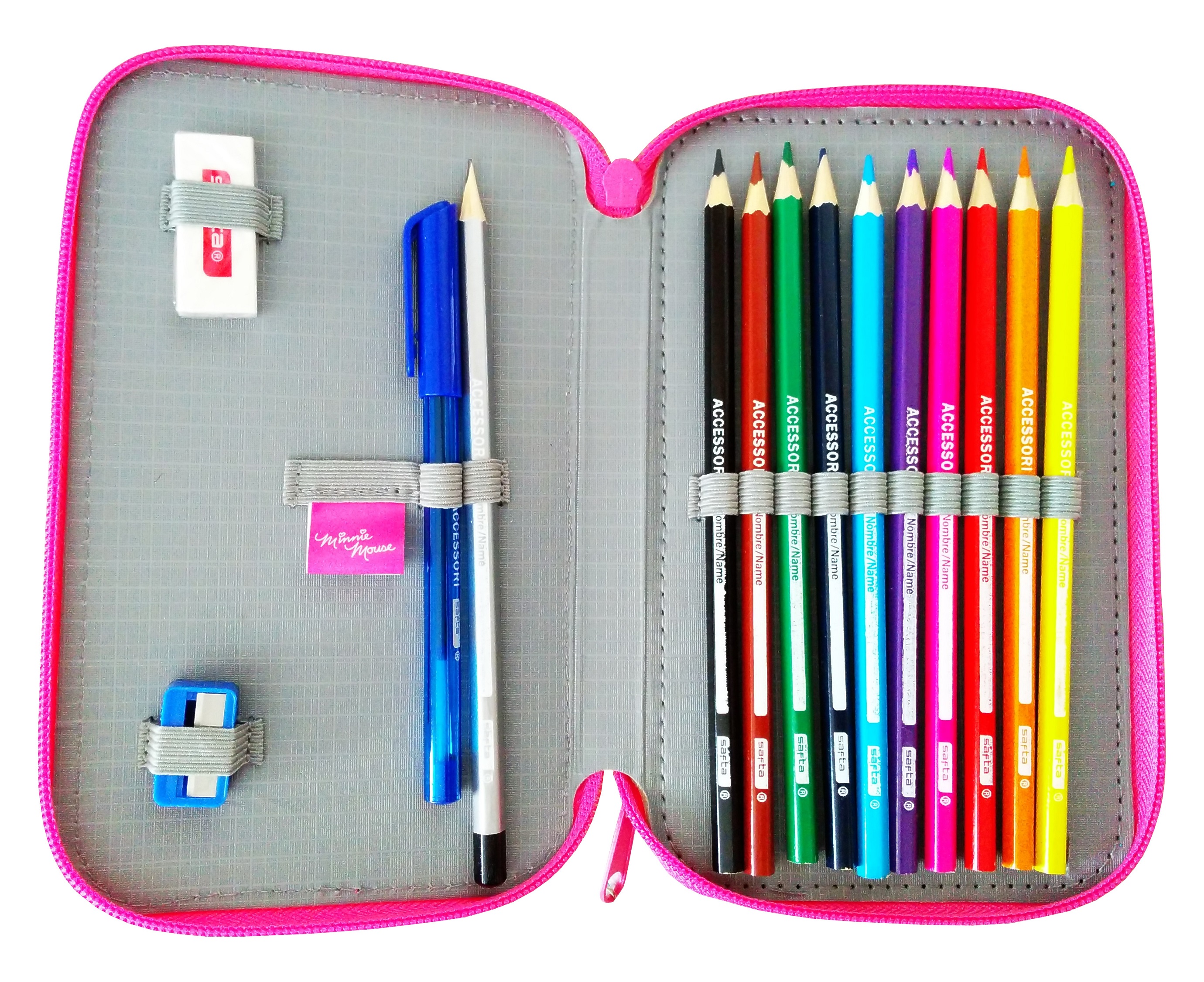 SAFTA Penál MINNIE JEDNOROŽEC dvoupatrový s výbavou