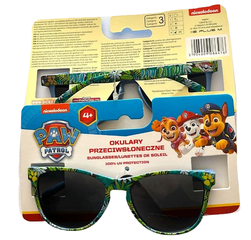 EPLUSM Sluneční brýle TLAPKOVÁ PATROLA Jungle chlapecké