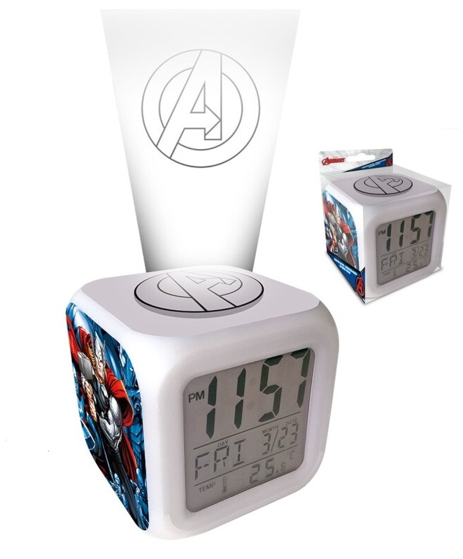 EUROSWAN Budík AVENGERS multifunkční