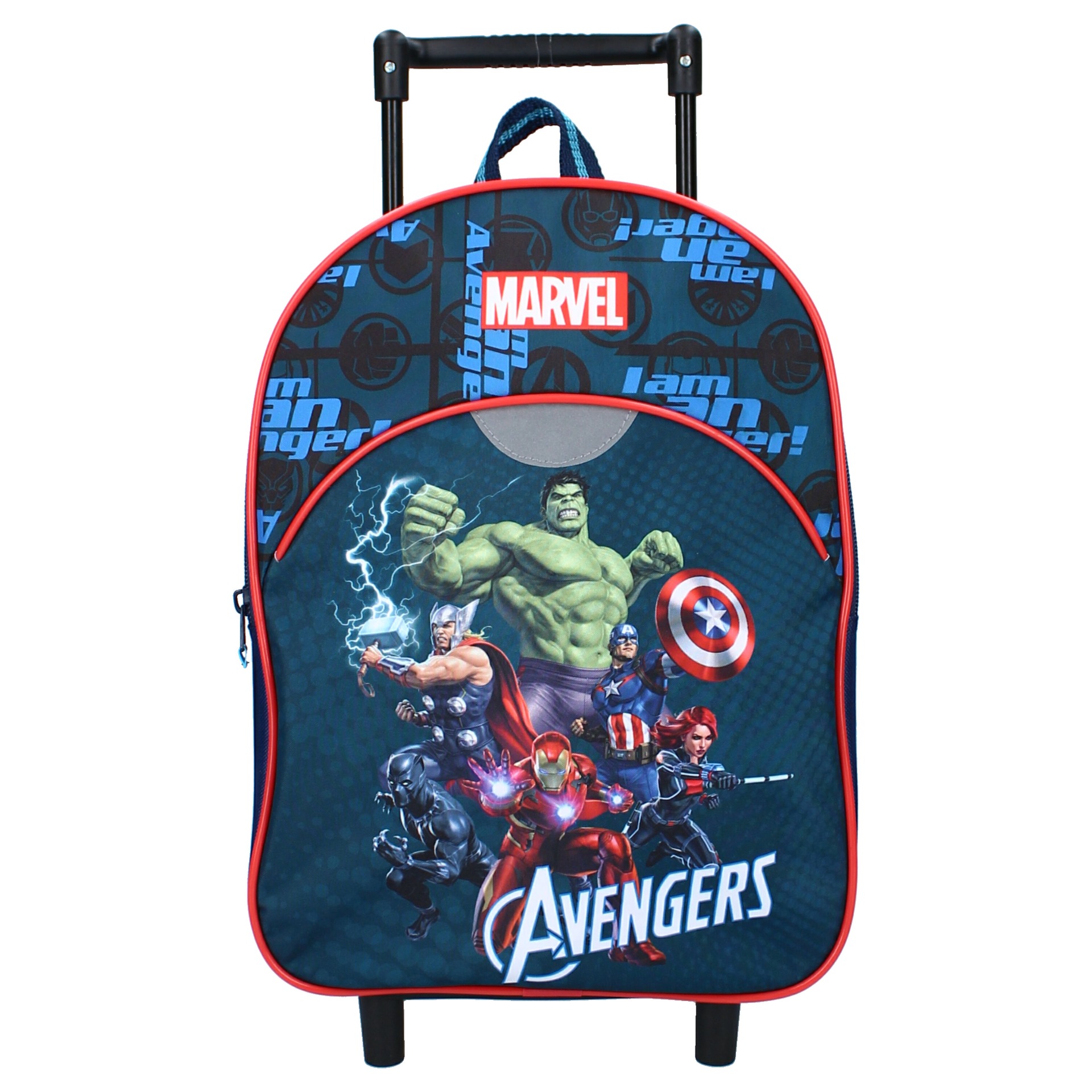 VADOBAG Cestovní kufr AVENGERS na kolečkách modrý 34cm