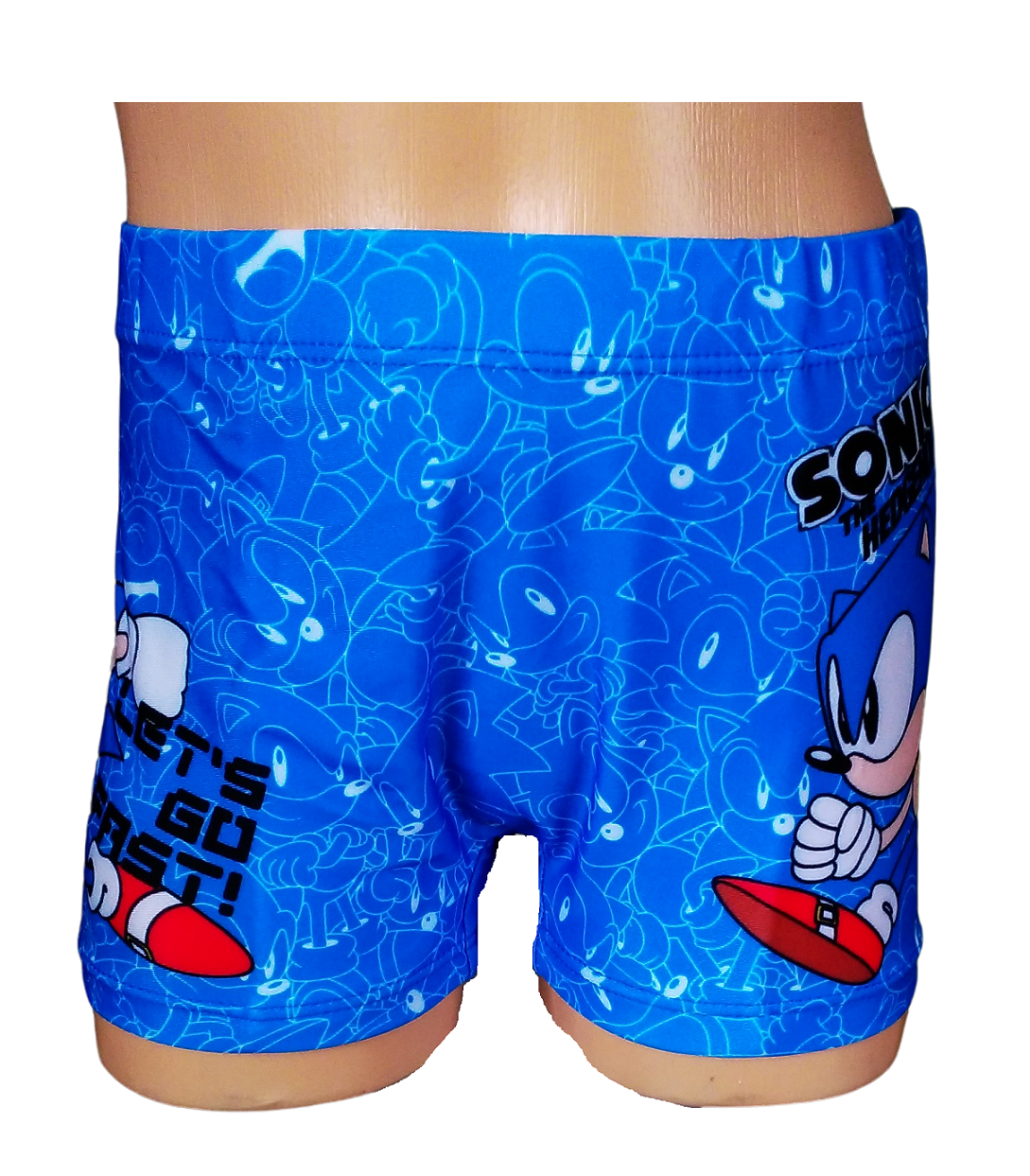 EPLUSM Plavky SONIC boxerky modré, vel. 92/98