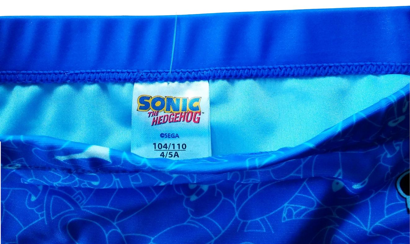 EPLUSM Plavky SONIC boxerky modré, vel. 92/98