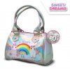 Dívčí kabelka UNICORN - JEDNOROŽEC Sweet Dreams stříbrná holografická