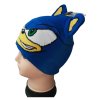 Chlapecká čepice SONIC zimní s 3D ušima modrá