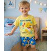 Chlapecké pyžamo BABY SHARK krátké žluté