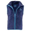 vesta dětská chlupatá se stojáčkem, Pidilidi, PD1140-35, tmavě modrá