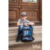 BAAGL ŠKOLNÍ SET Skate Struktury - batoh penál sáček