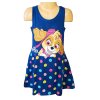 Dívčí šaty TLAPKOVÁ PATROLA SKYE se smajlíky modré