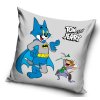 Dětský polštářek TOM A JERRY Batman a Joker šedý 40x40