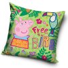 Dětský povlak na polštářek PEPPA PIG  a tukan 37x37 zelený