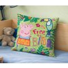Dětský povlak na polštářek PEPPA PIG a tukan