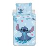 Dětské bavlněné povlečení LILO A STITCH na palmovém listu modré 140x2001000x1000