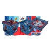 Taburet 4 v 1 SPIDERMAN s úložným prostorem, deskovou hrou a clonami modrý