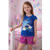 Dívčí pyžamo MY LITTLE PONY krátké s duhou modré