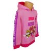 Dívčí mikina TLAPKOVÁ PATROLA born to be a hero přes hlavu s kapucou růžová