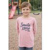 Dívčí tričko VENERE Smile more dlouhý rukáv
