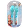 Dětský plastový příbor FROZEN modrý