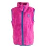 vesta dívčí chlupatá se stojáčkem, Pidilidi, PD1140-07, fuchsia - 86/92 (Varianta 86/92)