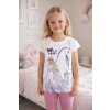 Dívčí tričko FROZEN ELSA se třpytkami krátký rukáv