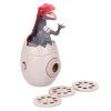 Projektor s dinosaurem 10 cm šedý