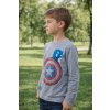 Chlapecké tričko AVENGERS Kapitán Amerika dlouhý rukáv