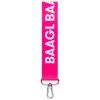 Přívěsek na klíče krátký růžový