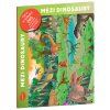 Čti a nalepuj – MEZI DINOSAURY kniha se samolepkami