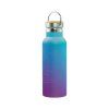 BAAGL Termoláhev s bambusovým víčkem Gradient modro-fialová 500 ml