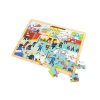 Dřevěné puzzle 48 dílků Viga Hasiči (Barva Multicolor)