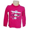 Dívčí tričko GLO-STORY hodinky dlouhý rukáv růžové