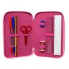 Školní penál třípatrový LILO A STITCH s výbavou růžový