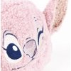 3D kosmetická taška chlupatá LILO A STITCH ANGEL růžová