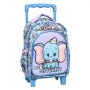 GIM34125072 Dětský cestovní batoh na kolečkách DISNEY DUMBO be different růžovomodrý 30 cm