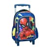 GIM33706072 Dětský cestovní batoh na kolečkách SPIDERMAN skvrny modrý 30 cm