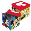 ADX15235WD Taburet MICKEY s červeným víkem 30×30×30 cm