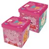 ADX14451PP Taburet PEPPA PIG růžový 30×30×30 cm