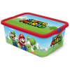 STF09595 Plastový úložný box s víkem SUPER MARIO 13 L