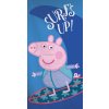 BRM015340 Dětská bavlněná osuška PEPPA PIG surf modrá 70x140cm