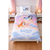 Dětské bavlněné povlečení BLUEY na obláčku 140×200cm, 70x90 cm