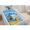 Dětské bavlněné povlečení TLAPKOVÁ PATROLA Chase a Rubble 100×135cm, 40×60 cm