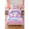 BRM023796 Dětské bavlněné povlečení BLUEY s jednorožcem 140x200cm, 70x90 cm