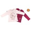 BKJ613962 Kojenecké tričko BAMBI 2pack dlouhý rukáv 62/68 cm